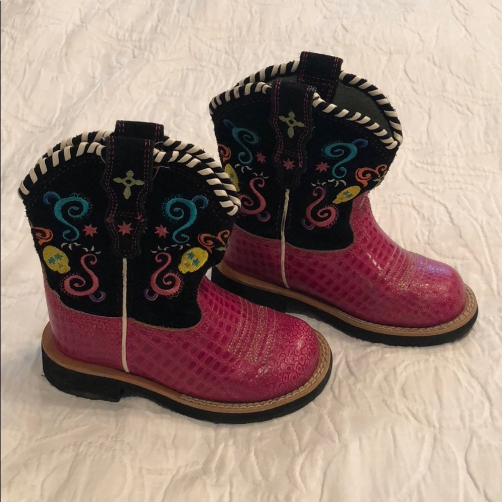 Ariat Boots Fiesta Pink Cowgirl Boots